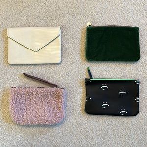 IPSY Cosmetics Bags. 3 new, 1 used